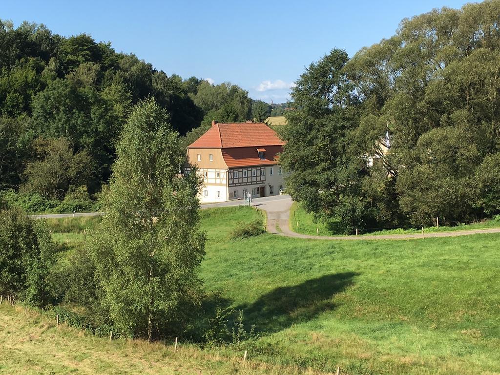 Ferienwohnung Richtermuehle Saupsdorf Buitenkant foto